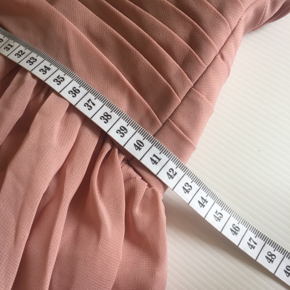 JJ’S HOUSE womens 16 special occasion formal dress dusty pink pockets NEW - Picture 12 of 15